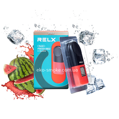 Картридж RELX Fresh Red - Кавун з льодом 0% (1шт в уп.)