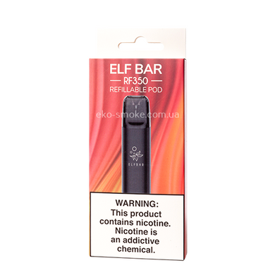 Багаторазовий ELF BAR RF350 POD STARTER KIT (Black)