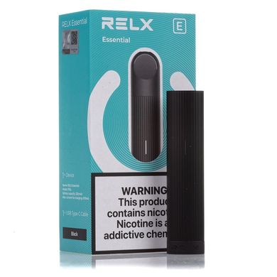 RELX Essential Starter Kit Black, 350 mAh (без картриджа)