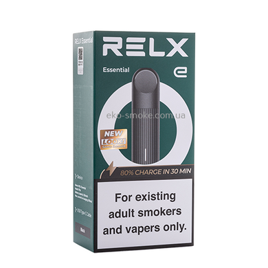 RELX Essential Starter Kit Black, 350 mAh (без картриджа)