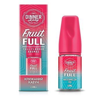 Набір для самозамісу на сольовому нікотині Dinner Lady Fruit Full 30 мл 50 мг Кавун Айс