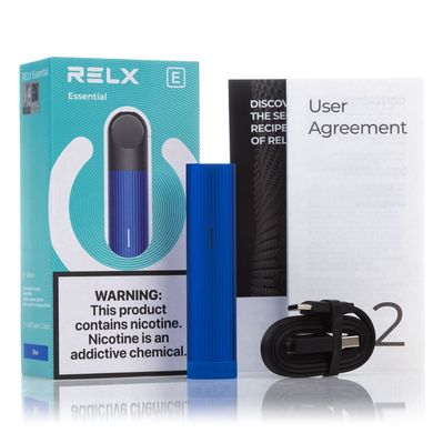 Pod система RELX Essential Starter Kit Blue, 350 mAh (без картриджа)