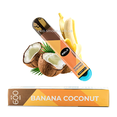 RELX 600 - Banana coconut - Банан Кокос (600 затяжек / 2%)