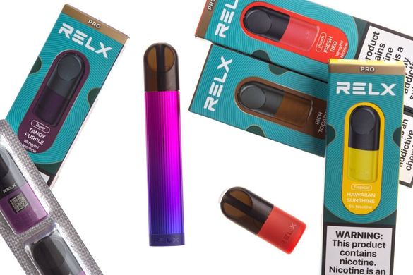 RELX Essential Starter Kit Neon Purple, 350 mAh (без картриджа)