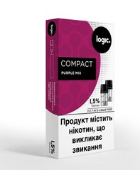 Картридж Logic Compact Purple Mix, 1,5%, 2 pod, 2 шт.