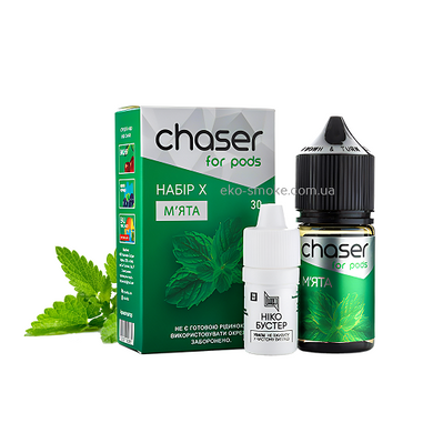 Набор для самозамеса на солевом никотине CHASER For Pods Мята