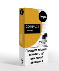 Картридж Logic Compact Tropical, 1,5%, 2 pod, 2 шт.