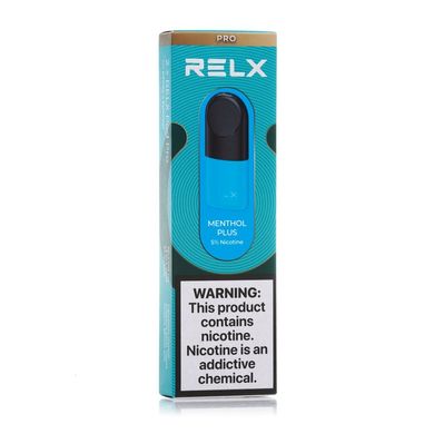 Картридж RELX Menthol Plus - Ментол 18 мг (2шт по 2 мл), 2 шт.