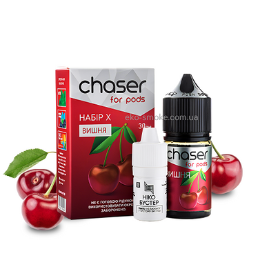 Набор для самозамеса на солевом никотине CHASER For Pods Вишня