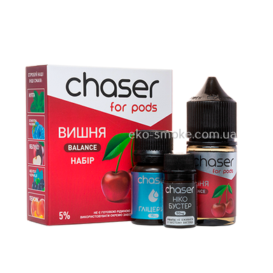 Набор для самозамеса на солевом никотине CHASER For Pods Вишня