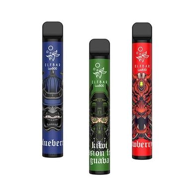 Одноразова POD система ELF BAR LUX Kiwi Passion Guava 800 затяжoк 550 mAh