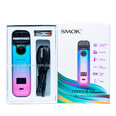 SMOK NOVO 4 KIT (Cyan Pink Cobra)