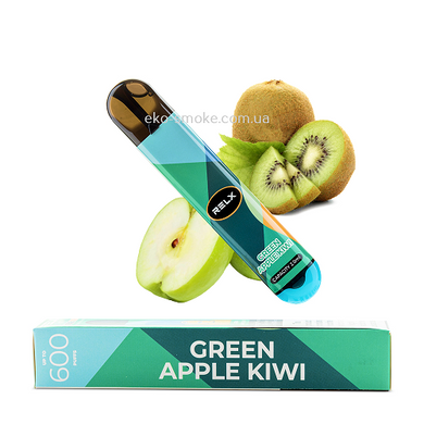 RELX 600 - Green Apple Kiwi - Зеленое яблоко Киви (600 затяжек / 2%)