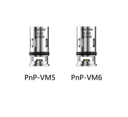 Испаритель Voopoo PnP VM5 Mesh 0.2 Ом, 0,2 Ом, 1 шт.