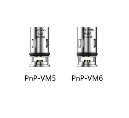 Испаритель Voopoo PnP VM6 Mesh 0.15 Ом, 0,15 Ом, 1 шт.