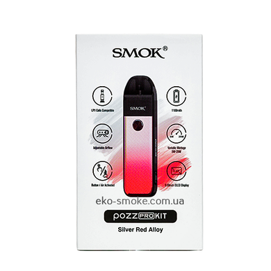 SMOK POZZ PRO KIT (Silver Red Alloy)