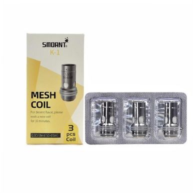 Испаритель Smoant Pasito K1 Mesh Coil 0.3 Ом